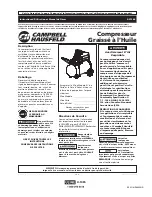 Preview for 13 page of Campbell Hausfeld DC1300 Operating Instructions And Parts Manual