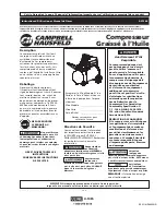 Предварительный просмотр 13 страницы Campbell Hausfeld DC1300 Operating Instructions And Parts Manual