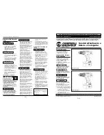 Предварительный просмотр 8 страницы Campbell Hausfeld DG111800CD Operating Instructions And Parts Manual