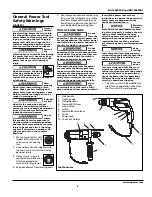 Предварительный просмотр 3 страницы Campbell Hausfeld DG190600CK S Operating Instructions And Parts Manual
