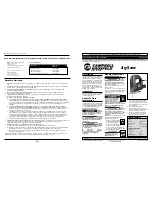 Preview for 1 page of Campbell Hausfeld DG460300CK S Operating Instructions And Parts Manual