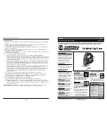 Campbell Hausfeld DG460500CK Operating Instructions And Parts Manual предпросмотр