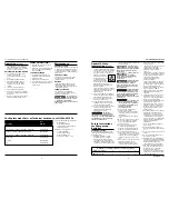 Preview for 3 page of Campbell Hausfeld DX111425CD Operating Instructions And Parts List