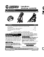 Preview for 24 page of Campbell Hausfeld Electric Pressure Washers Operating Instructions Manual