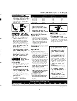 Preview for 3 page of Campbell Hausfeld EX8000 Series Operating Instructions Manual