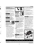 Preview for 3 page of Campbell Hausfeld FP Serie Operating Instructions Manual