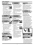 Preview for 2 page of Campbell Hausfeld FP2028999TT Operating Instructions And Parts Manual