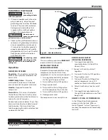 Preview for 3 page of Campbell Hausfeld FP204100 Operating Instructions And Parts Manual