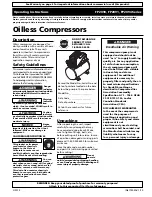 Preview for 1 page of Campbell Hausfeld FP2090 Series Operating Instructions Manual