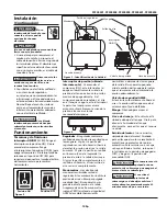 Preview for 19 page of Campbell Hausfeld FP209699 Operating Instructions And Parts Manual