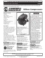 Предварительный просмотр 1 страницы Campbell Hausfeld FP260000 Operating Instructions And Parts Manual