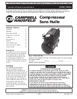 Предварительный просмотр 11 страницы Campbell Hausfeld FP2603 Operating Instructions And Parts Manual