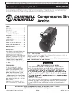 Preview for 21 page of Campbell Hausfeld FP2603 Operating Instructions And Parts Manual