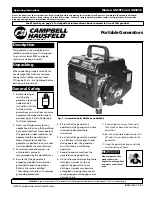 Campbell Hausfeld GN0800 Operating Instructions Manual preview