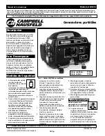 Preview for 14 page of Campbell Hausfeld GN1200 Operating Instructions Manual