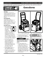 Preview for 9 page of Campbell Hausfeld GN2560V Operating Instructions Manual