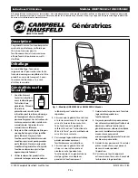 Preview for 7 page of Campbell Hausfeld GN301502AC Operating Instructions Manual