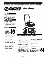 Preview for 13 page of Campbell Hausfeld GN301502AC Operating Instructions Manual