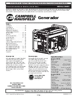 Preview for 33 page of Campbell Hausfeld GN5060 Operating Instructions Manual