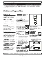 Предварительный просмотр 1 страницы Campbell Hausfeld HDA704 Operating Instructions Manual