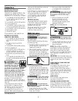 Preview for 6 page of Campbell Hausfeld HG3000 Series Operating Instructions Manual