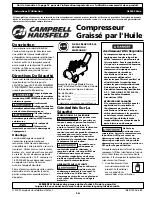 Preview for 9 page of Campbell Hausfeld HL5500 Series Operating Instructions Manual