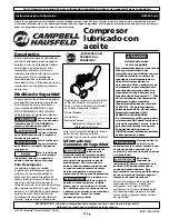 Preview for 17 page of Campbell Hausfeld HL5500 Series Operating Instructions Manual