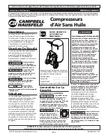 Предварительный просмотр 9 страницы Campbell Hausfeld HM7000 Operating Instructions Manual