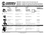 Preview for 1 page of Campbell Hausfeld HM700099 Setup Instructions