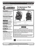 Preview for 9 page of Campbell Hausfeld HM7510 Operating Instructions Manual