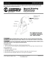 Campbell Hausfeld HousePainter EZ5000 Series Instruction Sheet preview