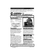 Preview for 19 page of Campbell Hausfeld HousePainter EZ5000 Series Operating Instructions And Parts Manual