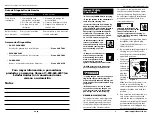 Preview for 3 page of Campbell Hausfeld HV1000 Series Operating Instructions & Parts Manual