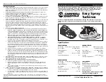 Campbell Hausfeld HV2000 Series Operating Instructions & Parts Manual preview