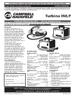 Предварительный просмотр 9 страницы Campbell Hausfeld HV2000 Series Operating Instructions And Parts Manual