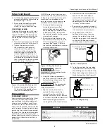 Preview for 3 page of Campbell Hausfeld HV2002 Operating Instructions And Parts Manual