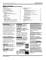 Preview for 2 page of Campbell Hausfeld HV2100 Operating Instructions And Parts Manual