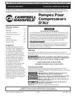 Preview for 7 page of Campbell Hausfeld IN228704AV Operating Instructions Manual