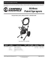 Campbell Hausfeld IN425101AV Operating And Assembly Instructions Manual preview