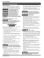 Preview for 4 page of Campbell Hausfeld IN469102AV Operating Instructions And Parts List Manual