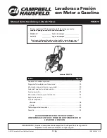 Preview for 17 page of Campbell Hausfeld IN470200AV Operating Instructions And Parts List Manual