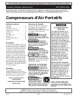 Предварительный просмотр 9 страницы Campbell Hausfeld IN625501AV Operating Instructions Manual