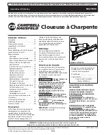 Предварительный просмотр 11 страницы Campbell Hausfeld IN715703AV Operating Instructions Manual