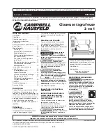 Предварительный просмотр 9 страницы Campbell Hausfeld IN724801AV Operating Instructions Manual