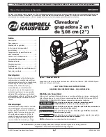 Preview for 21 page of Campbell Hausfeld IN729000AV Operating Instructions Manual