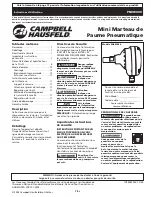 Предварительный просмотр 7 страницы Campbell Hausfeld IN730800AV Operating Instructions Manual