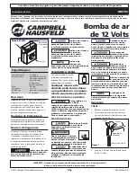 Preview for 5 page of Campbell Hausfeld IN733300AV Operating Instructions Manual