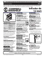 Preview for 7 page of Campbell Hausfeld IN733300AV Operating Instructions Manual