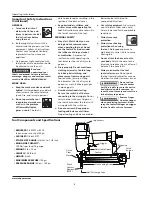 Предварительный просмотр 2 страницы Campbell Hausfeld IronForce IFN00300 Operating Instructions Manual