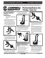 Preview for 5 page of Campbell Hausfeld LIGHT DUTY CART Airless Paint Sprayers Assembly Instructions And Parts List